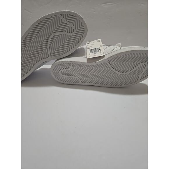SUPERSTAR C ADIDAS WHITE/WHITE/WHITE EF5395-SIZE 3Y - Picture 8 of 11